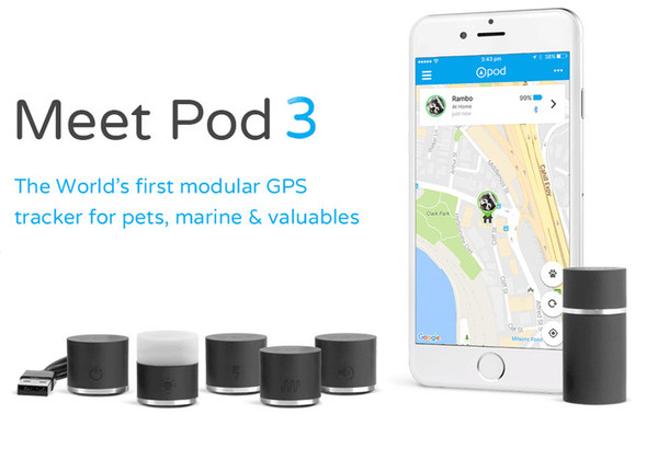 码报:【j2开奖】Pod 3 GPS 定位器，支持蓝牙、Wi