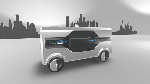 报码:【j2开奖】福特展示 Autolivery 项目，无人驾驶货车和无人机协作配送货物 | MWC 2017