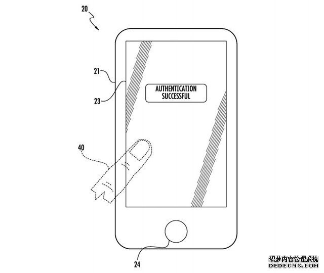 拜拜Home键！苹果手机屏就能指纹识别 
