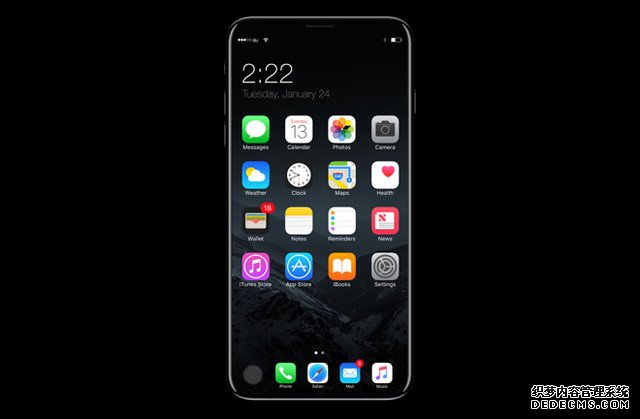 曝iPhone8屏幕将集成指纹识别 9月量产 