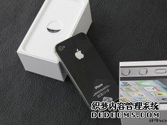 iPhone 4S 黑色 背面图 