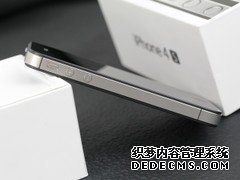 iPhone 4S 黑色 侧面图 