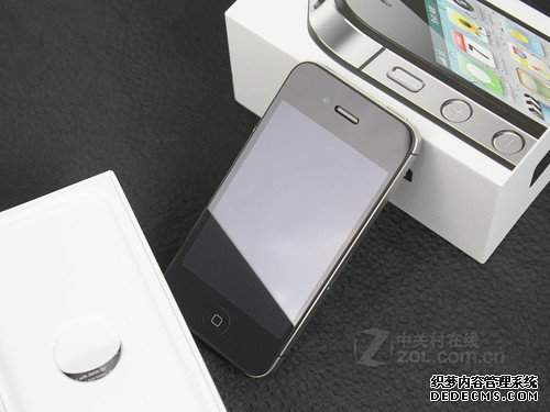 iPhone 4S 黑色 正面图 