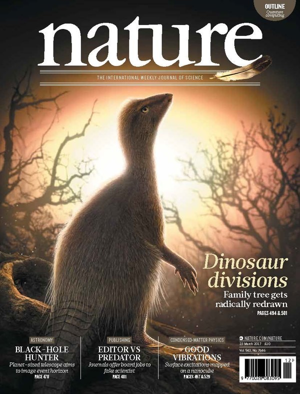 码报:【图】本周Nature论文推荐：恐龙分类新假说、微观结构振动、根圈微生物群|17年3月24日刊