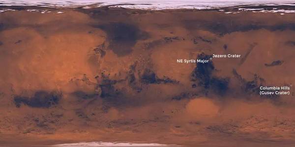 wzatv:【j2开奖】Mars 2020潜在的三个火星登陆地点