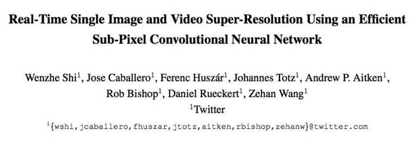 【组图】解读 | 通过高效的子像素卷积神经网络实现实时的单一图像和视频超分辨率F