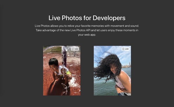 码报:【图】苹果终于推出让 Live Photos 在网页上播放的官方开发工具