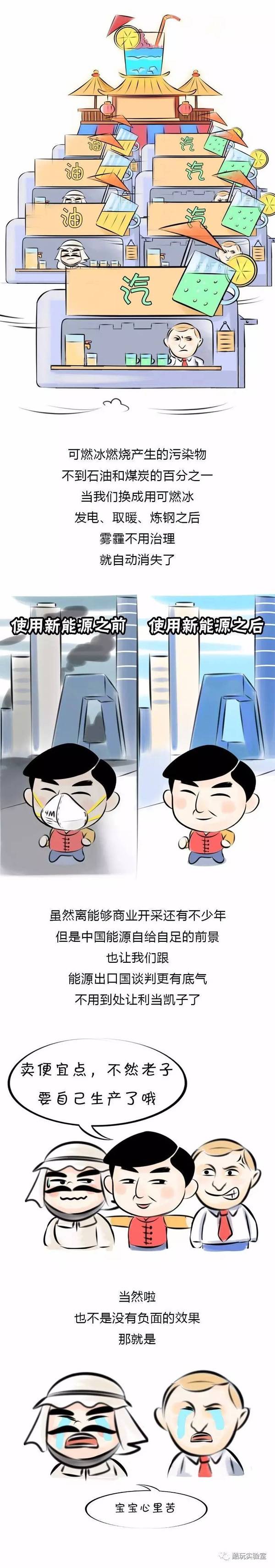 【j2开奖】【明白漫画】中国可燃冰开采领先世界，网易网友一脸懵逼，新能源无可比拟，历害了我的国！