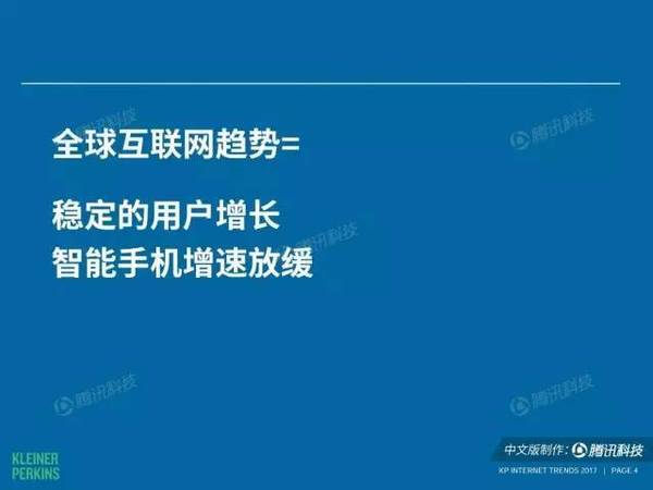 报码:【j2开奖】2017互联网女皇报告中文版：全球网民超34亿，中国哪些领域走在世界前列？