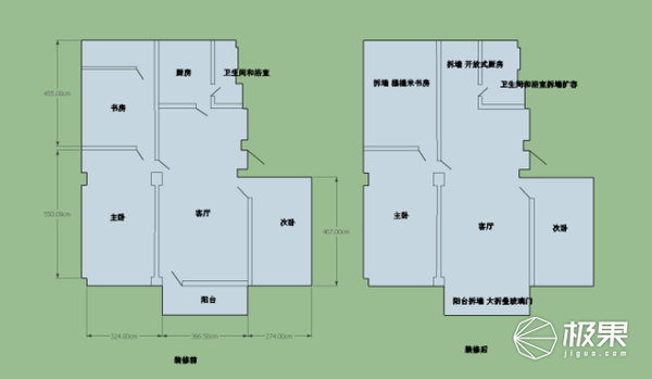 wzatv:屌丝工业风， 低收入上班族全程记录90m²旧屋翻