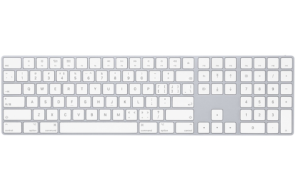 苹果官网上架新款 Magic Keyboard，带数字小键盘，