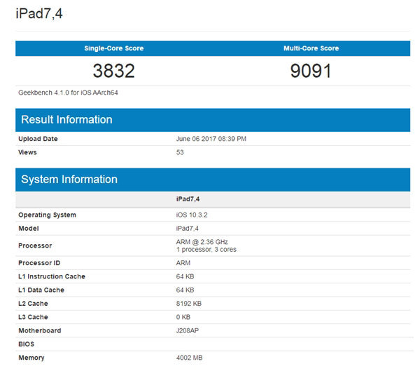 码报:iPad Pro 性能很强？跑分比新款 MacBook Pro 还高！