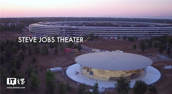 码报:Apple Park航拍视频六月版：乔布斯剧院美呆