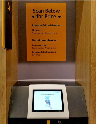 码报:【j2开奖】亚马逊实体书店定价两样情，非 Prime 会员就是买贵