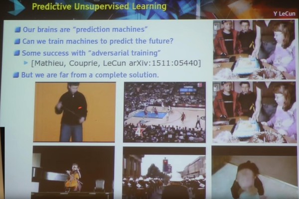 【j2开奖】视频 | Yann LeCun CMU 演讲：人工智能的下一个前沿——无监督学习